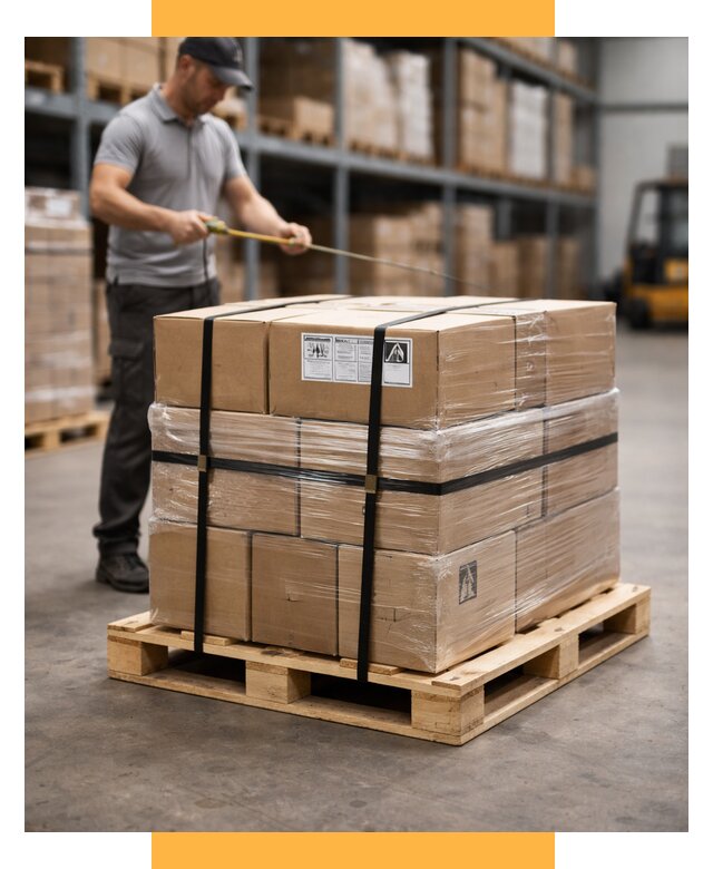 Упаковка и паллетирование грузов от 3618 р. | СетСервис-Вкл