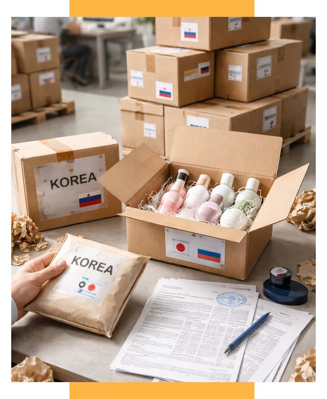 Доставка косметики из Кореи от 8786 р. под ключ | СетСервис-Вкл