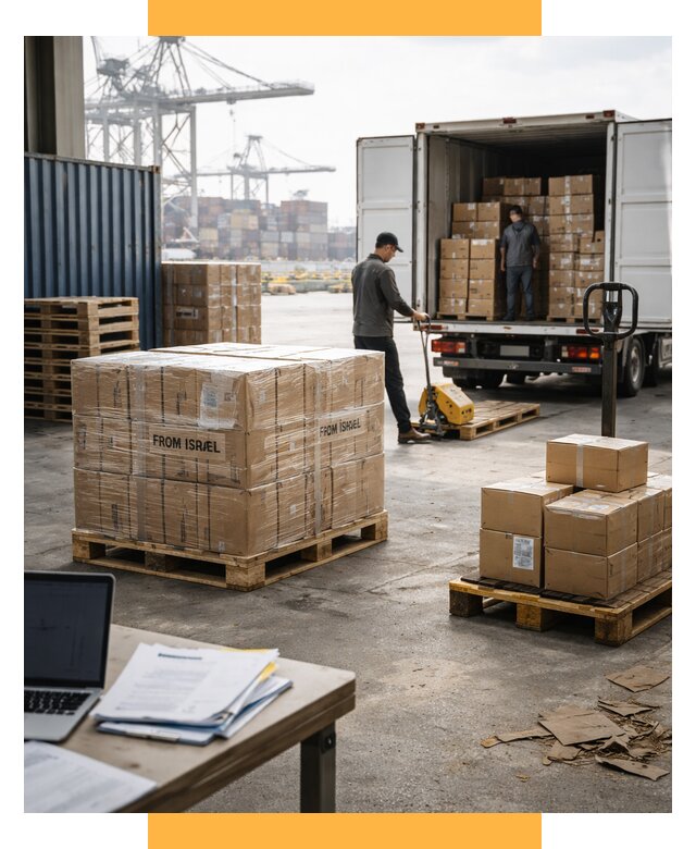 Доставка грузов из Израиля от 15506 р., логистика от СетСервис-Вкл