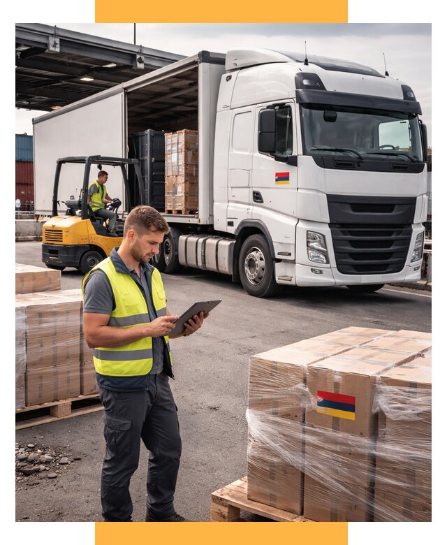 Автоперевозки из Армении от 98202 р. — услуги СетСервис-Вкл