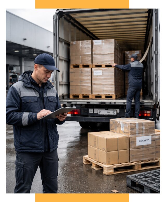 Доставка грузов из Беларуси от 15506 р. логистика СетСервис-Вкл