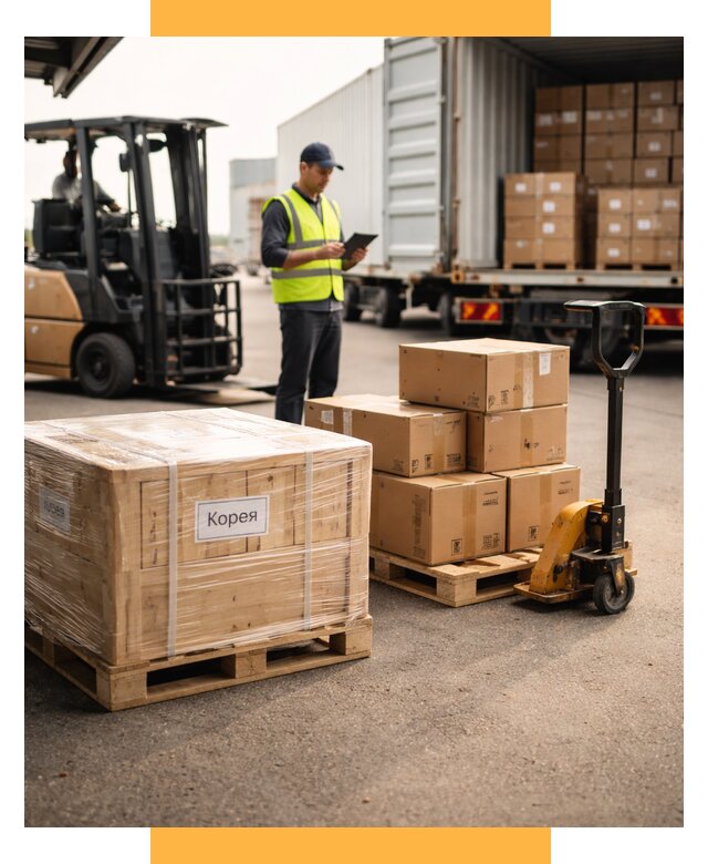 Доставка грузов в Корею из России от 36180 р. | СетСервис-Вкл