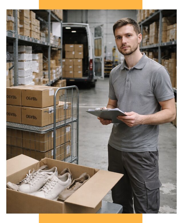 Доставка обуви из Китая и Турции от 4652 р. СетСервис-Вкл