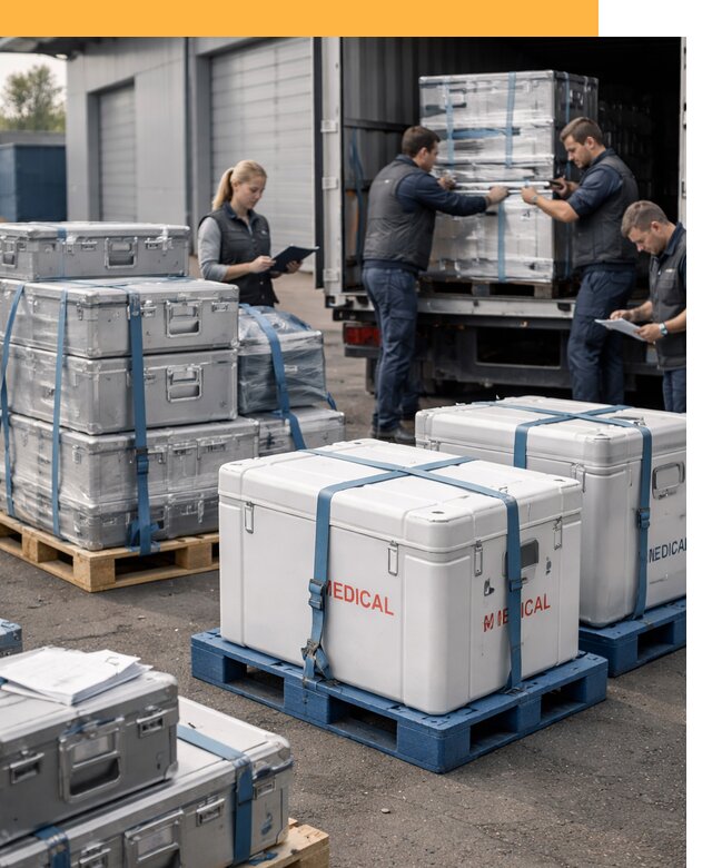 Перевозка медицинского оборудования по всему миру от 15506 руб