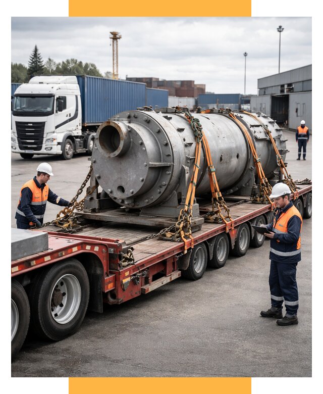 Перевозка тяжеловесных грузов под ключ от 155055 р. | СетСервис-Вкл