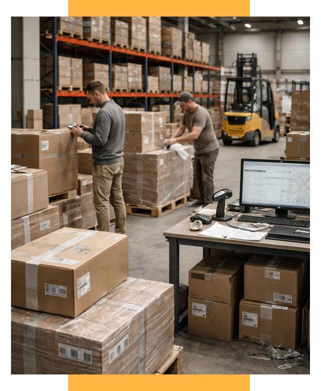 Склад консолидации в Европе от 6719 р., услуги СетСервис-Вкл