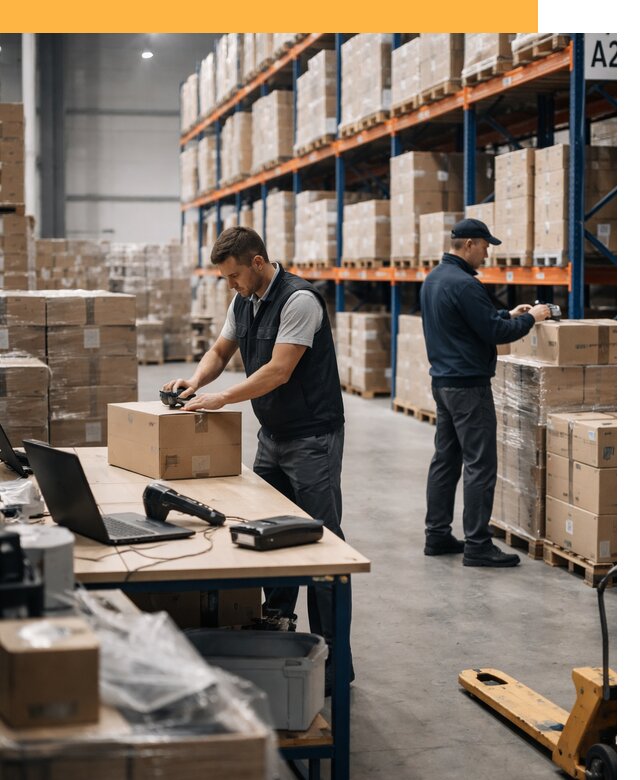 Склад консолидации в Европе: хранение, сортировка от 6719